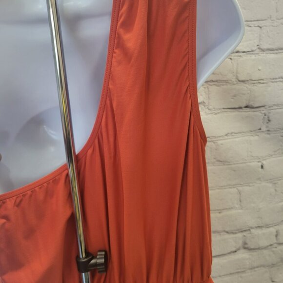 Michael Michael Kors Women's One-Shoulder Blouson One-Piece Swimsuit - Picture 9 of 10